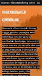 Mobile Screenshot of diamax.se